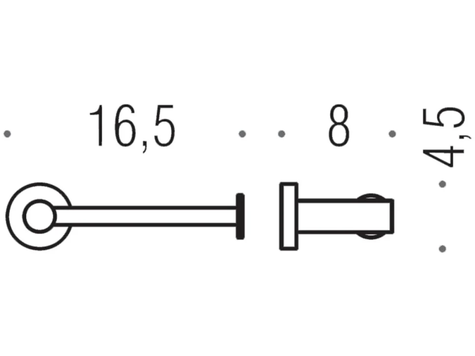 Набор Держатель Colombo Design Plus W4908.NM + Ершик W4961.NM