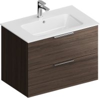 Тумба под раковину KERAMA MARAZZI Piano 75 подвесная, дымчатый вяз