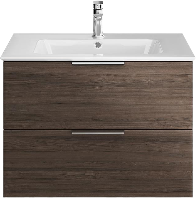 Тумба под раковину KERAMA MARAZZI Piano 75 подвесная, дымчатый вяз