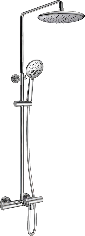 Душевая стойка Vincea Desire VSFS-1D1TCH с термостатом, хром
