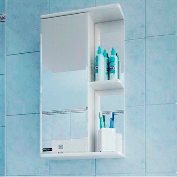 Зеркало-шкаф СанТа Ника L 40 фацет