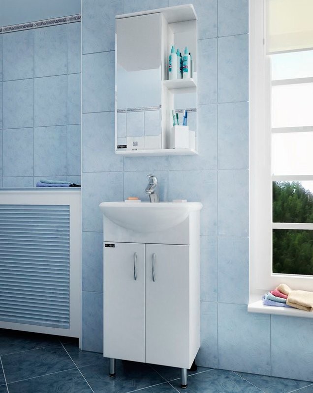 Зеркало-шкаф СанТа Ника L 40 фацет