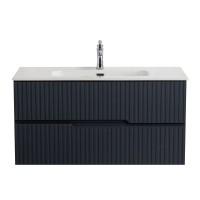 Тумба с раковиной Cezares Duet 100 grafito, раковина Cezares CZR-8095-100