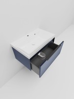 Тумба под раковину La Fenice SIMPLA Blu Grigio синяя 80 см