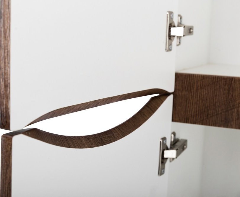 Шкаф пенал для ванной BelBagno Fly -Marino L rovere moro
