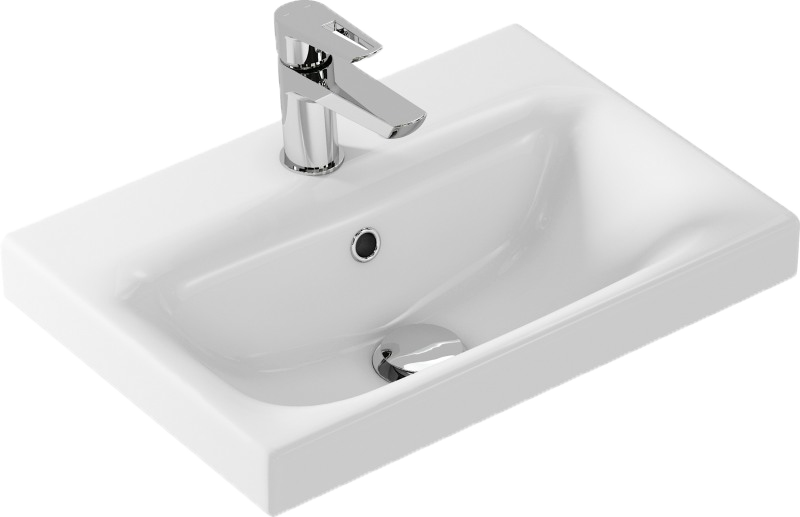 Мебельная раковина Cersanit Moduo slim 50
