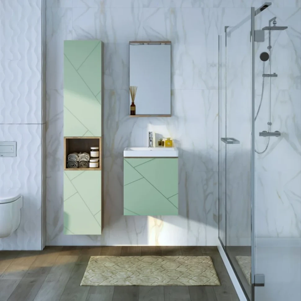Мебельная раковина Cersanit Moduo slim 50
