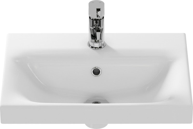 Мебельная раковина Cersanit Moduo slim 50