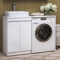 Тумба под раковину без столешницы Vigo Urban 60 2 дверки, без столешницы, белая