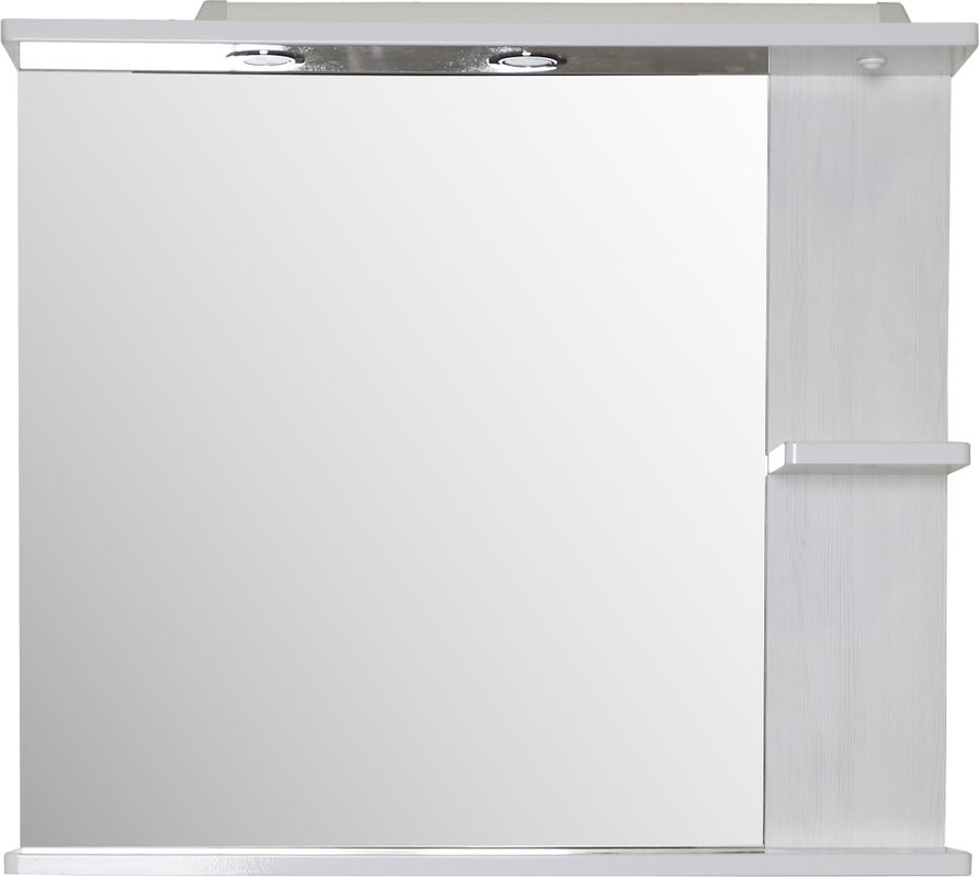 Мебель для ванной комнаты ASB-Mebel Орхидея 80 белая, северное дерево