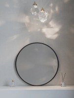 Зеркало круглое Dreja Reef 50 черное Зеркало круглое Dreja Reef 50 черное