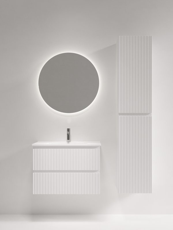 Мебель для ванной комнаты Sancos Snob R 70 Bianco, раковина CN7029