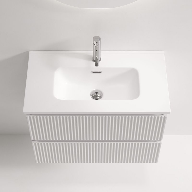 Мебель для ванной комнаты Sancos Snob R 70 Bianco, раковина CN7029