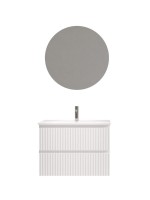 Мебель для ванной комнаты Sancos Snob R 70 Bianco, раковина CN7029