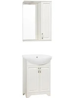 Мебель для ванной комнаты Style Line Олеандр-2 55 Люкс, рельеф пастель