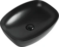 Накладная раковина Aquanet Fine 1-MB черная матовая Накладная раковина Aquanet Fine 1-MB черная матовая