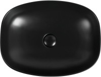 Накладная раковина Aquanet Fine 1-MB черная матовая