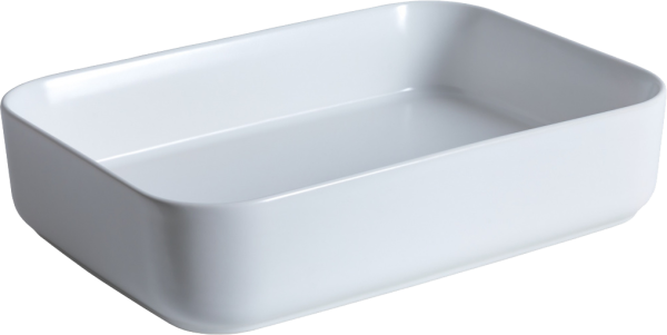 Накладная раковина Allen Brau Fantasy Quad 50x36, белая матовая