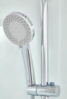 Душевая кабина DTO D EM4511LNLED профиль хром, стекло матовое с узором