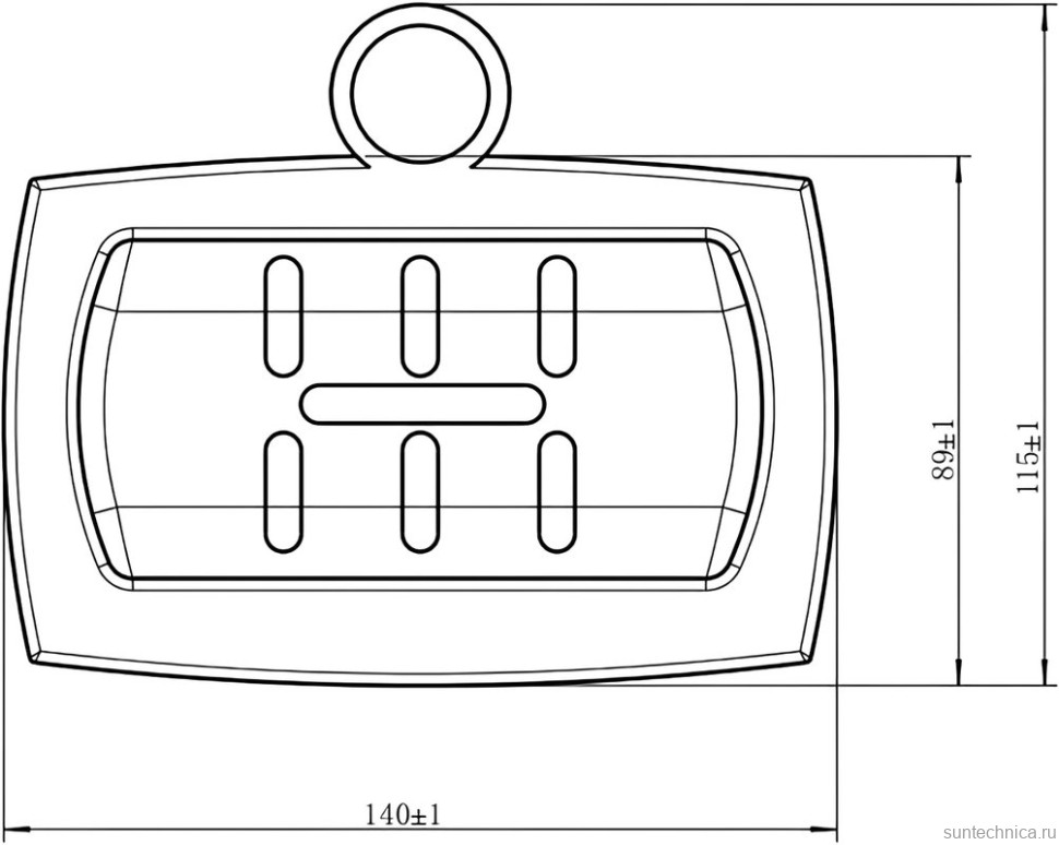 Душевой гарнитур STWORKI Готланд WH628-C хром