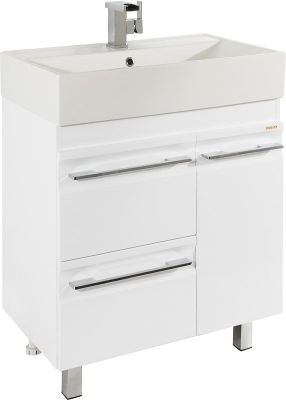 Мебель для ванной комнаты Vod-Ok Мальта 70 с ящиками, белая