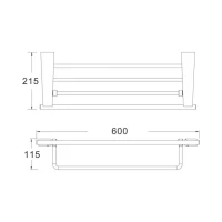 Полотенцедержатель Shevanik SG5708C Полотенцедержатель Shevanik SG5708C
