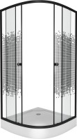 Душевой уголок Niagara Eco NG-007-14 black мозаика, с поддоном