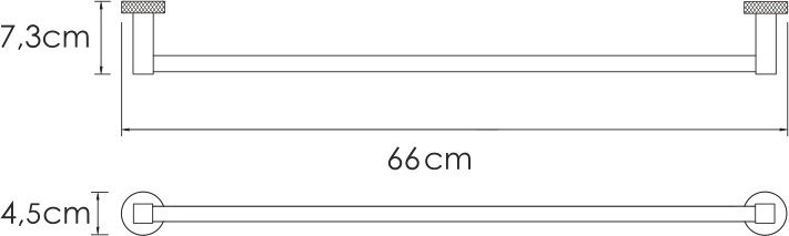 Держатель для полотенец Wasserkraft Mosel 46630 хром