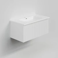 Тумба с раковиной La Fenice Terra 80 белая