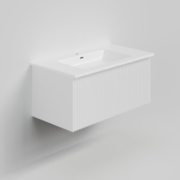 Тумба с раковиной La Fenice Terra 80 белая