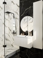Тумба с раковиной La Fenice Terra 80 белая