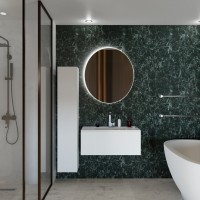 Тумба с раковиной La Fenice Terra 80 белая