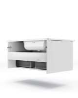 Тумба с раковиной La Fenice Terra 80 белая