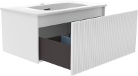 Тумба с раковиной La Fenice Terra 80 белая