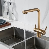 Смеситель для кухни Shevanik S468G золотой сатин