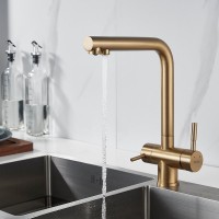 Смеситель для кухни Shevanik S468G золотой сатин