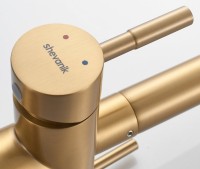 Смеситель для кухни Shevanik S468G золотой сатин