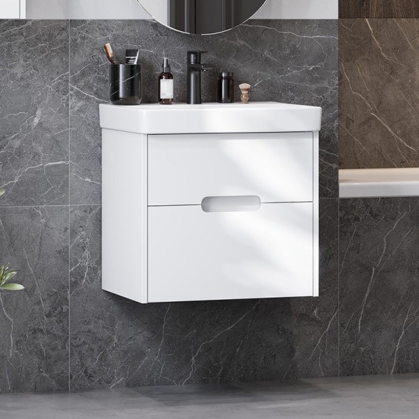 Тумба под раковину AQUATON Оливия 55 белая матовая