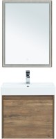 Тумба с раковиной Aquanet Nova Lite 60 дуб рустикальный, 1 ящик