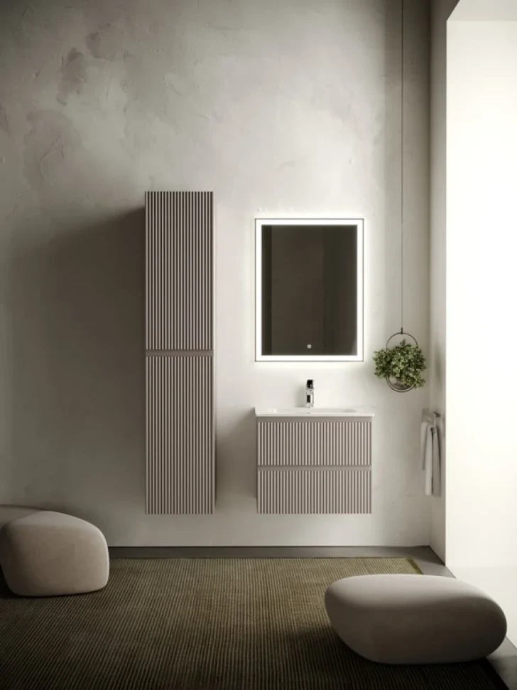 Мебель для ванной комнаты Sancos Snob R 60 см, doha soft