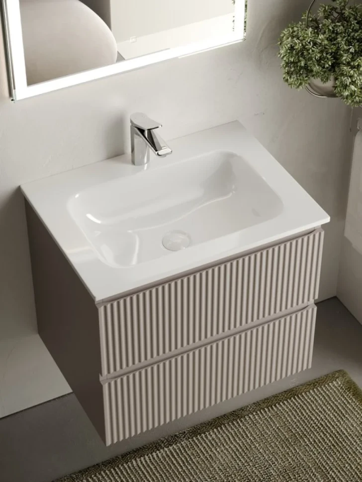 Мебель для ванной комнаты Sancos Snob R 60 см, doha soft