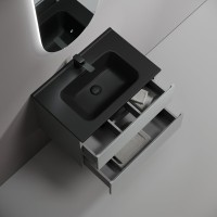 Мебель для ванной комнаты Sancos Folk 70 ergraut soft, раковина CN7007MB