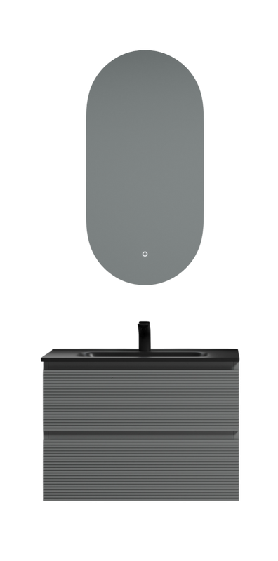 Мебель для ванной комнаты Sancos Folk 70 ergraut soft, раковина CN7007MB