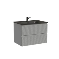 Мебель для ванной комнаты Sancos Folk 70 ergraut soft, раковина CN7007MB