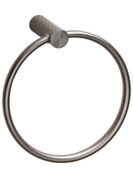 Держатель для полотенец Bemeta Grino 173204060 графит, кольцо