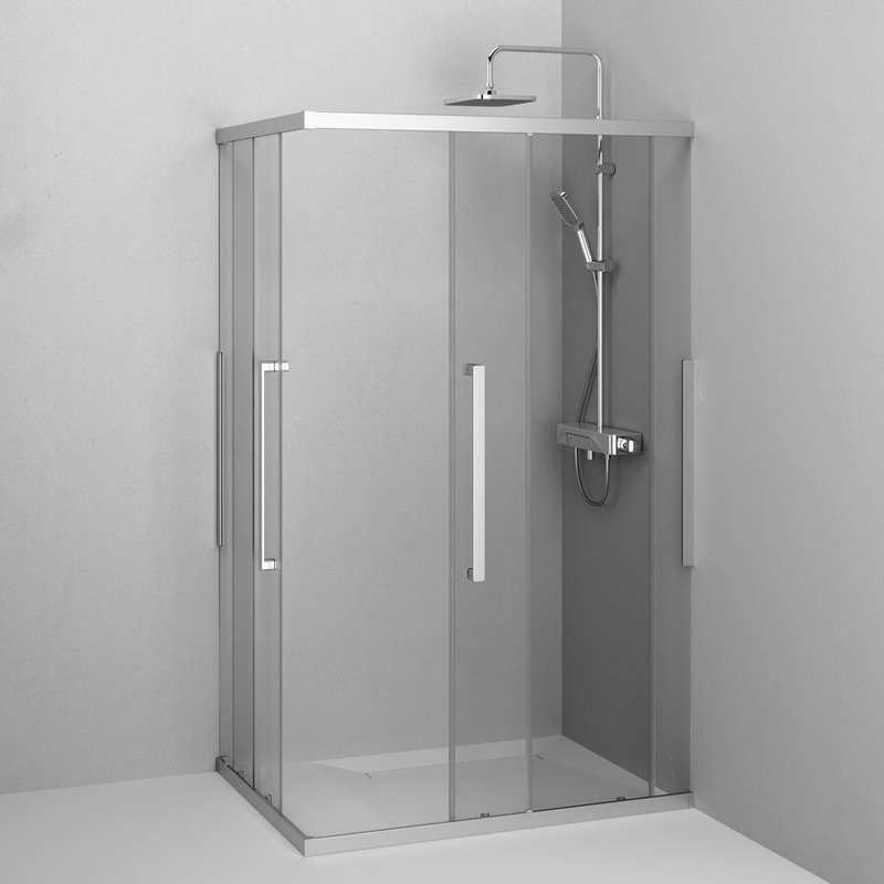 Душевой уголок AM.PM Func W84G-403-12090-MT 120х90 см, профиль хром матовый