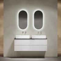 Тумба с раковиной Sancos Folk 140 bianco, столешница черный мрамор TT140A1, раковина CN6070