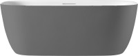 Ванна из искусственного камня AltroBagno Luciana 090225 170x80 см, отдельностоящая, овальная, на ножках, с донным клапаном