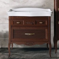 Мебель для ванной комнаты ASB-Woodline Модерн 85 антикварный орех