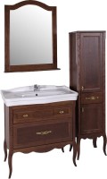 Мебель для ванной комнаты ASB-Woodline Модерн 85 антикварный орех